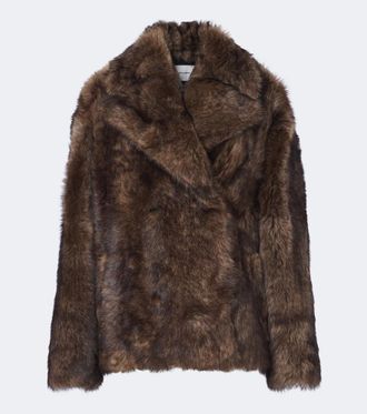 Yves Salomon Chaqueta cruzada de borrego