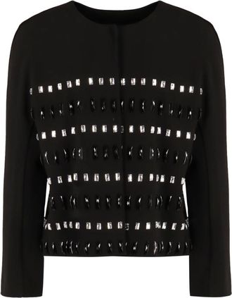 Max Mara Jassen, Dames, Zwart, XL, Coats