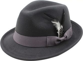 Generic Deluxe Oktoberfest Hat Brown German Bavarian Hat with Feather, One Size - Ideal for Fancy Dress Accessory, Oktoberfest