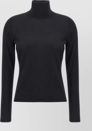 Max Mara adda turtleneck slim fit sweater with long sleeves