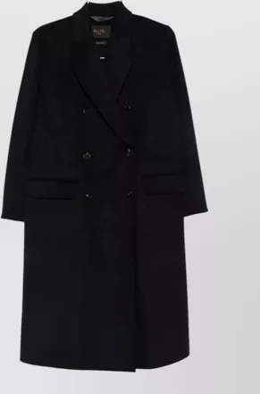 Palt&ograve; wool double-breasted coat