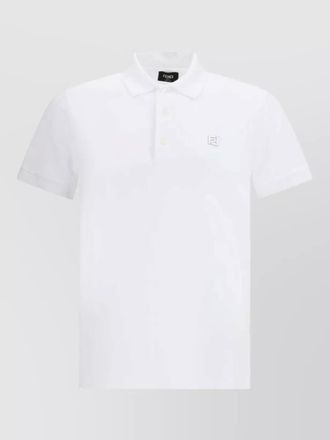 Fendi cotton short-sleeve polo shirt