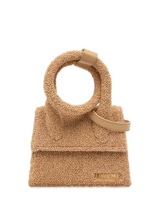 Jacquemus Borsa a tracolla Le Chiquito Noeud in rafia 2010-2025 - Marrone