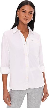 Columbia Silver Ridge Utilitytm II Long Sleeve Shirt Womens Clothing White : 2XL, Polyester