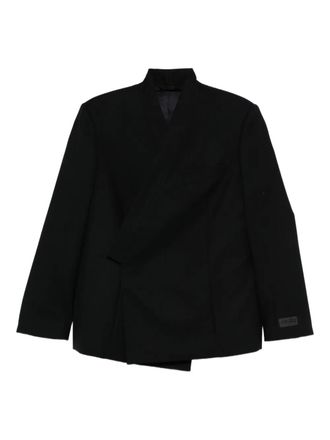 Kenzo Asymmetrisch wikkeljack - Zwart