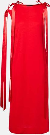 Simone Rocha Abito midi in jersey con fiocco