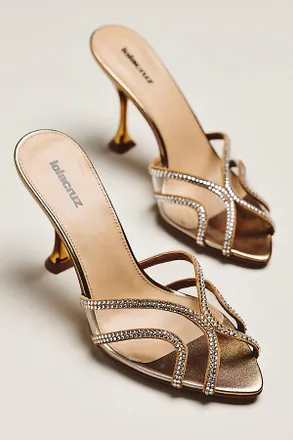 Lola Cruz Rhinestone Heels