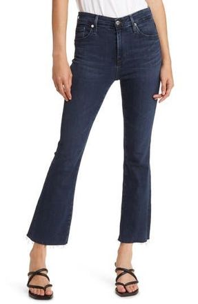 AG - Adriano Goldschmied Farrah Raw Hem High Waist Crop Bootcut Jeans in Empire at Nordstrom Rack, Size 24