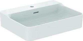 Ideal Lavabo Conca 600x450x165mm Blanco Con Ideal Plus 1 Orificio Para Grifer&iacute;a, Con Rebosadero Ideal Standard