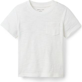 Janie and Jack The Slub Tee in White at Nordstrom, Size 12-18M