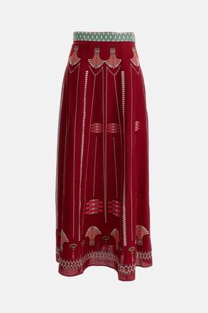 Emporio Sirenuse Gonna Camille Ricamo Ballerina