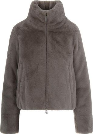 Colmar Reversible Faux Fur Down Jacket In Sand