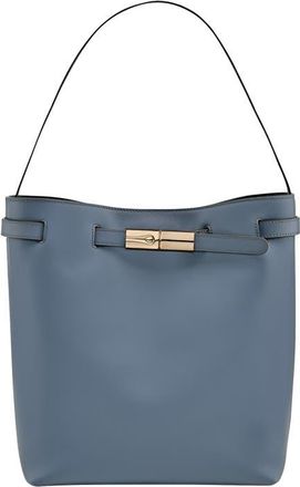 Longchamp Le Roseau Smart Leather Hobo Bag in Slate at Nordstrom