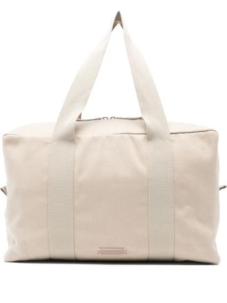 The Row Sisal Duffle tote bag - men - Cotton - One Size - Neutrals