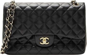 Chanel Lambskin Classic Jumbo Double Flap Bag (Authentic Pre-Loved)