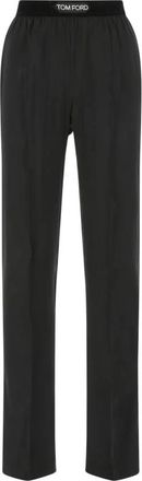 Tom Ford Stijlvolle Broek - Dames - Straight fit broeken - Zwart - M - Broeken