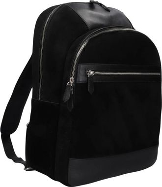 Stefano Lauran Sr 234 Rugzak - Heren - Rugzakken - Zwart - ONE Size - Leer - Tassen