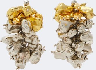Dries Van Noten Embroidered drop earrings