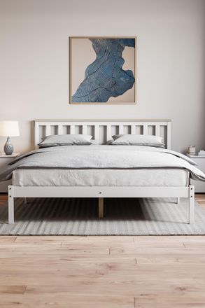 Home Discount Vida Designs Milan King Size Wooden Bed Frame Low Foot 820 x 1595 x 2050 mm
