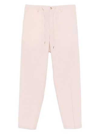 BRIGLIA 1949 drawstring cuffed trousers - Pink