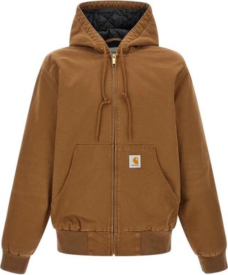Carhartt Work in Progress OG Active Jacket - Heren - Winterjassen - Bruin - S - Katoen - Jassen