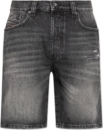 Diesel Korte Broeken, Heren, Grijs, W32, Katoen, Regular-Short