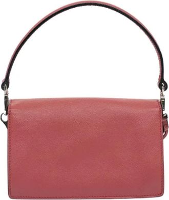 Prada Pre-owned Mini Bag - Dames - Vintage Mini Tas - Roze - ONE Size - Leer - Vintage