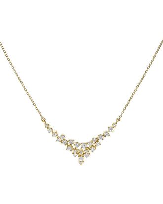 House of Brilliance Haus Of Brilliance 14K 0.50 Ct. Tw. Diamond Statement Necklace