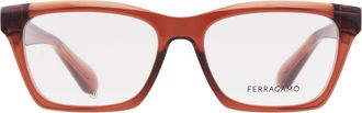 Ferragamo Demo Square Ladies Eyeglasses SF2986 232 53
