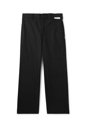 M*a様 WTAPS 23AW MILT2001 TROUSERS S BLAC WTAPS Men's 03 Logo Embroidered Nylon Track Pants in Black WTAPS