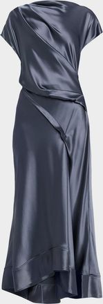 Acler Glatton Satin Maxi Dress