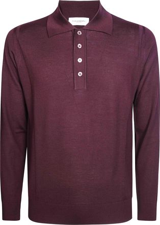 Paolo Pecora Long-Sleeve Polo Cardigan