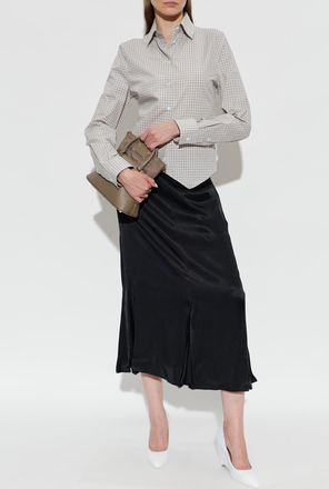Maison Margiela Checked Shirt, Womens, Grey