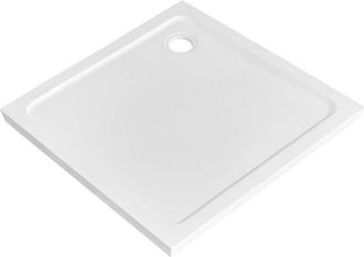 Adema Dawn douchebak - 80x80x4cm - vierkant SMC - glans wit