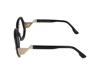 Cazal 5007 Black Plastic Oversized Eyeglasses - Black