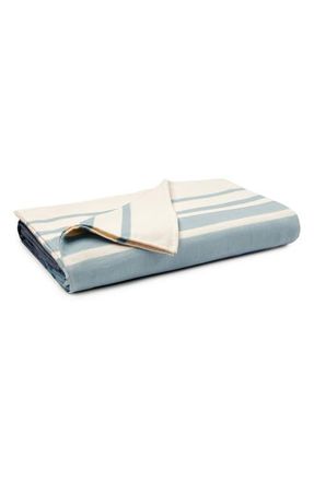 Coyuchi Laguna Organic Cotton Beach Blanket in Twilight Blue at Nordstrom