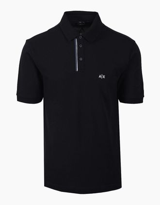 A|X Armani Exchange Mens ARMANI EXCHANGE POLO SHIRT DEEP NAVY - Size: 38