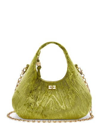 Ganni Hobo Mini Velvet Moire