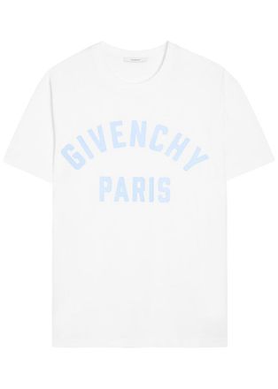 Givenchy Logo-appliqu&eacute;d Cotton T-shirt - White - XL