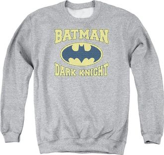 Gildan Batman Dark Knight Jersey Adult Crewneck Sweatshirt
