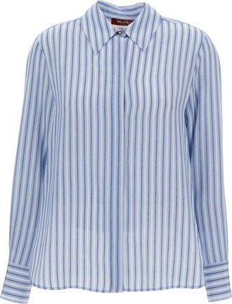 Max Mara Mujer, Blusas y Camisas, Azul, Talla: L