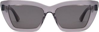 SmartBuy Collection Cat Eye Full Rim Plastic Mens Sunglasses Grey Size Standard - Free Lenses - SmartBuy Collection