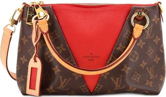 Louis Vuitton Borsa tote V Monogram BB in tela e pelle - Marrone