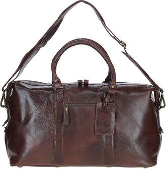Ashwood Leather Mens Large Real Weekend Holdall - Brown - One Size