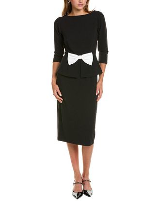 Alexia Admor Alexia Admor Joyce Peplum Midi Sheath Dress