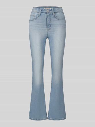 Levi's Slim Fit Bootcut-Jeans aus Baumwoll-Mix Modell 725 in Hellblau, Gr&ouml;&szlig;e 26/30