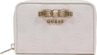 Guess Wallets & Cardholders, female, White, Size: ONE SIZE Zip-Around Wallet with Inside Compartments and Inside Pockets