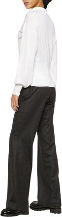 Fabiana Filippi Womens Monili-Detail Knitted Jumper Aw22 W