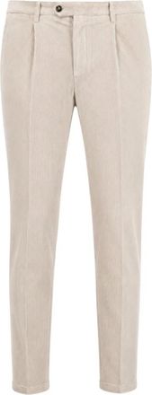 BRIGLIA 1949 Slim-fit Broeken - Heren - Slim Fit Broeken - Beige - L - Broeken