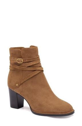 Johnston & Murphy Amy Bootie in Whiskey Suede at Nordstrom Rack, Size 9